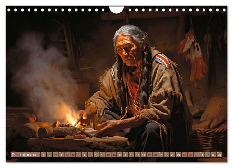 Produktbild: Indianische Impressionen (Wandkalender 2026 DIN A4 quer), CALVENDO Monatskalender