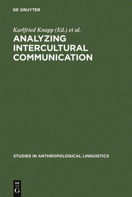 Produktbild: Analyzing Intercultural Communication