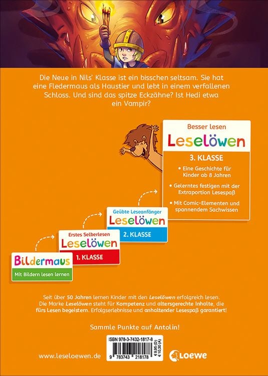 Produktbild: Lesel&ouml;wen 3. Klasse - Der Zorn der Drachen