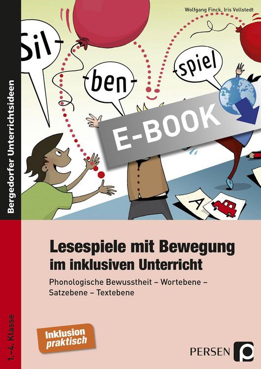 Produktbild: Lesespiele mit Bewegung im inklusiven Unterricht