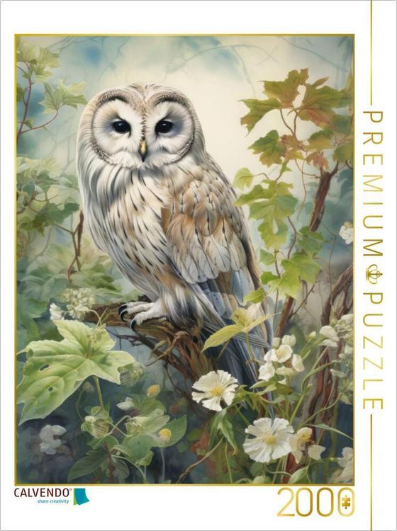 Produktbild: CALVENDO Puzzle Habichtskauz | 2000 Teile Lege-Gr&ouml;&szlig;e 90x67cm Foto-Puzzle f&uuml;r gl&uuml;ckliche Stunden