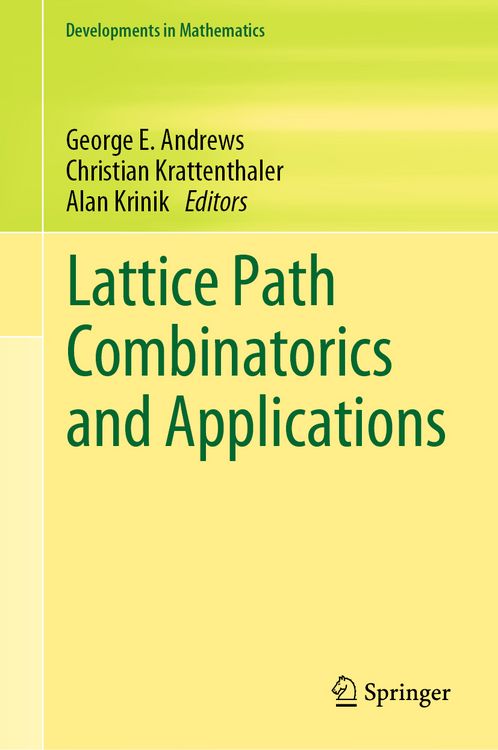 Produktbild: Lattice Path Combinatorics and Applications
