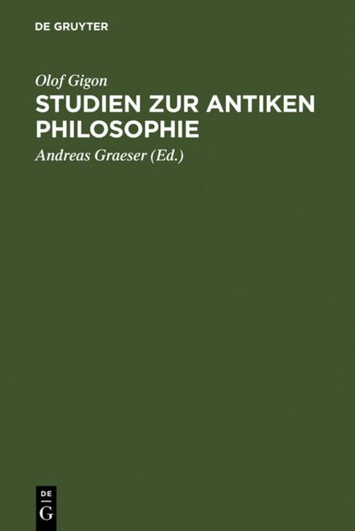 Produktbild: Studien zur antiken Philosophie