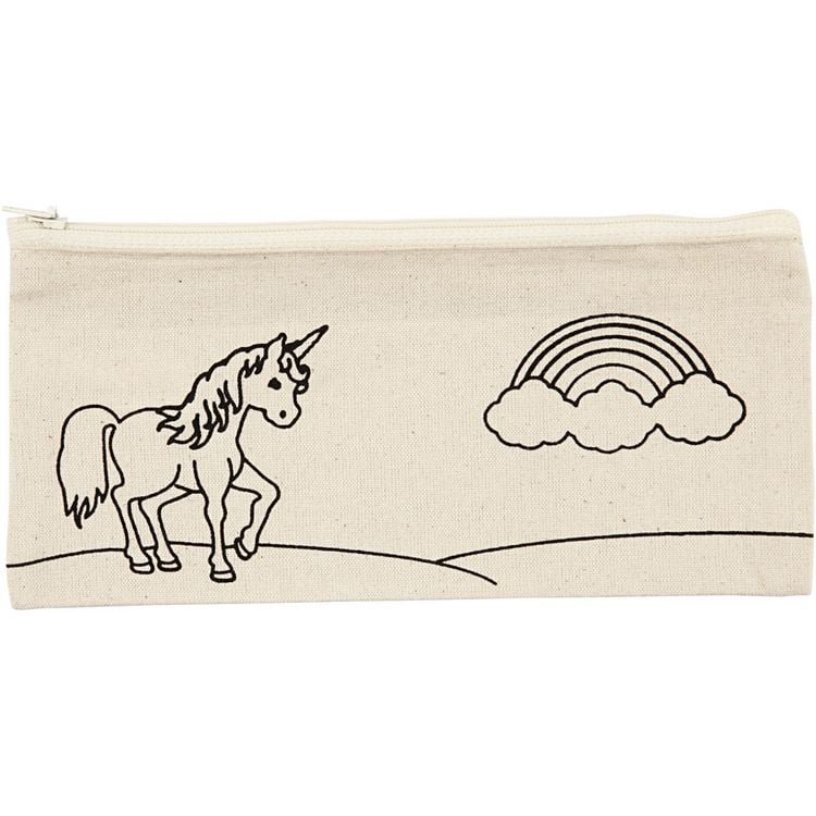 Produktbild: Creativ Company M&auml;ppchen, Einh&ouml;rner, Gr&ouml;&szlig;e 21x9 cm, 245 g, Hellnatur, 1 Stk