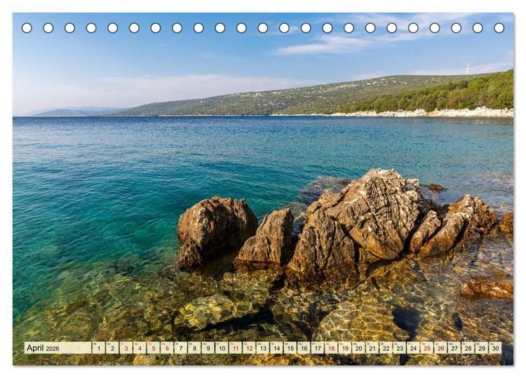 Produktbild: Lo&scaron;inj - Inselzauber in der Adria (Tischkalender 2026 DIN A5 quer), CALVENDO Monatskalender