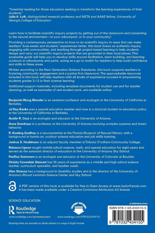 Produktbild: Place-Based Scientific Inquiry
