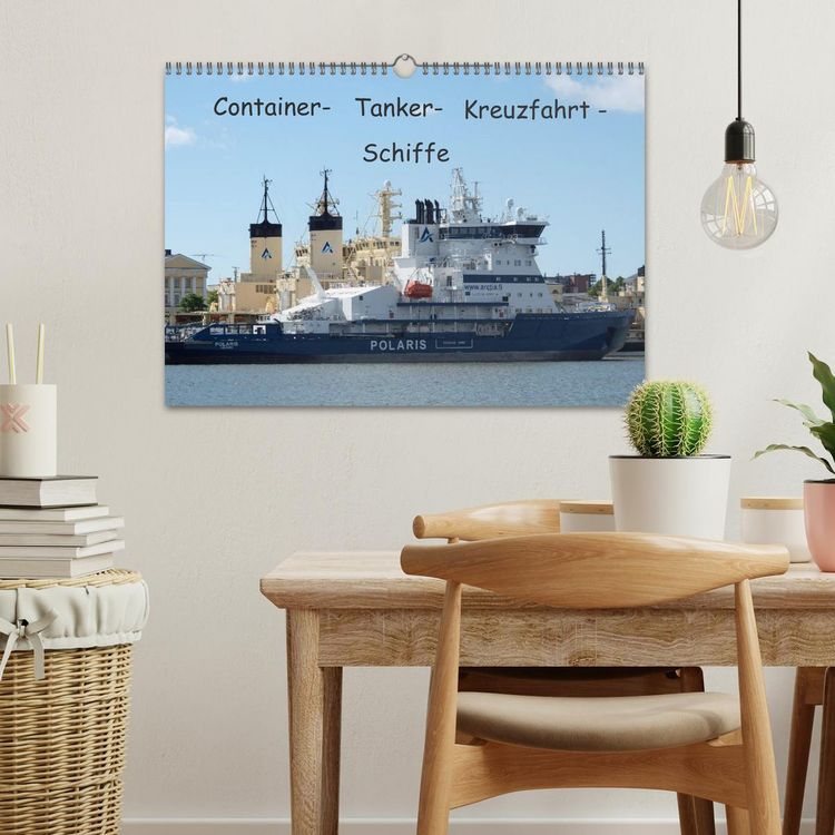 Produktbild: Container - Tanker - Kreuzfahrt - Schiffe (Wandkalender 2026 DIN A3 quer), CALVENDO Monatskalender
