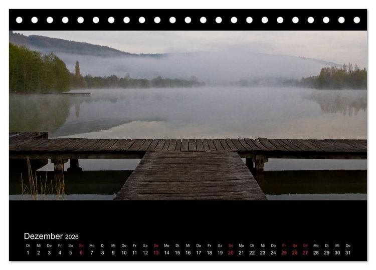 Produktbild: NEBEL (Tischkalender 2026 DIN A5 quer), CALVENDO Monatskalender