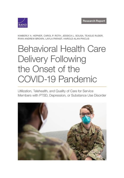 Produktbild: Behavioral Health Care Delivery Following the Onset of the Covid-19 Pandemic