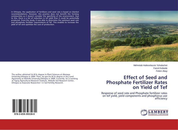 Produktbild: Effect of Seed and Phosphate Fertilizer Rates on Yield of Tef