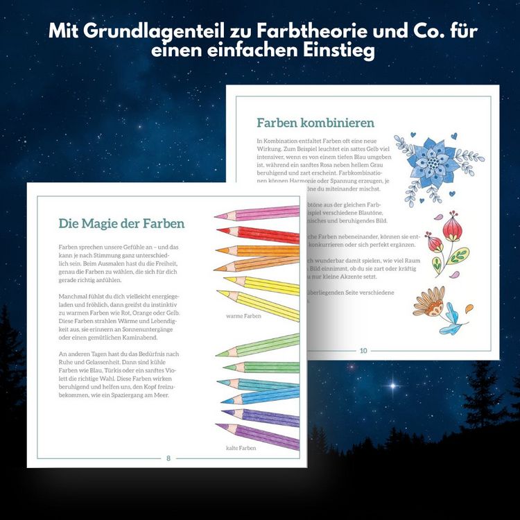 Produktbild: Ich w&uuml;nsche dir ... leuchtende Sterne in dunkler Nacht
