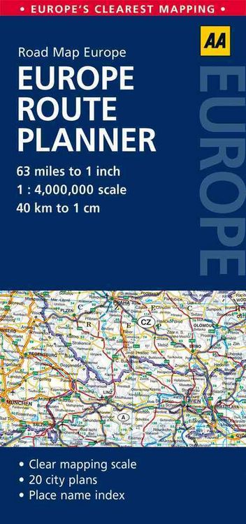 Produktbild: Road Map Europe Route Planner