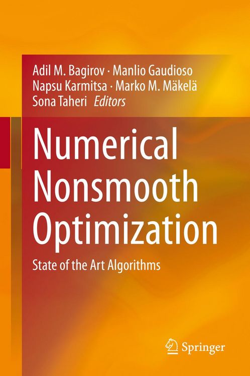 Produktbild: Numerical Nonsmooth Optimization