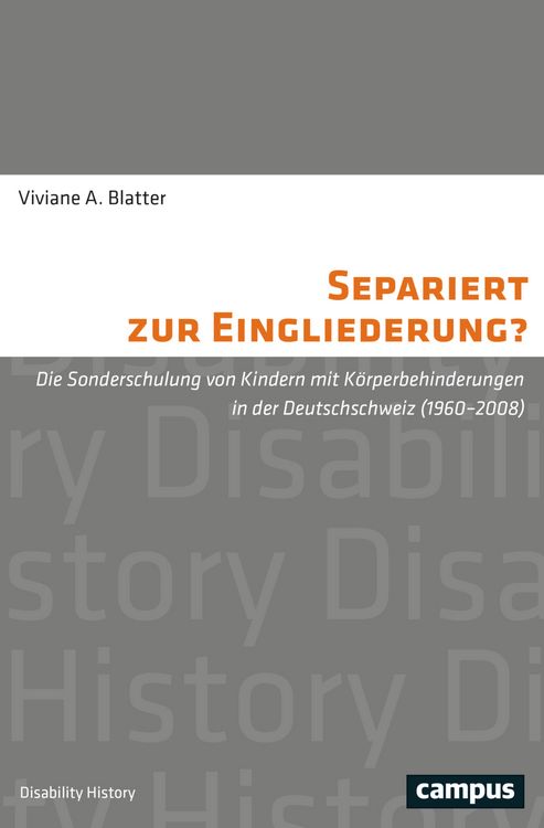 Produktbild: Separiert zur Eingliederung?