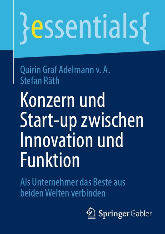 Produktbild: Konzern und Start-up zwischen Innovation und Funktion