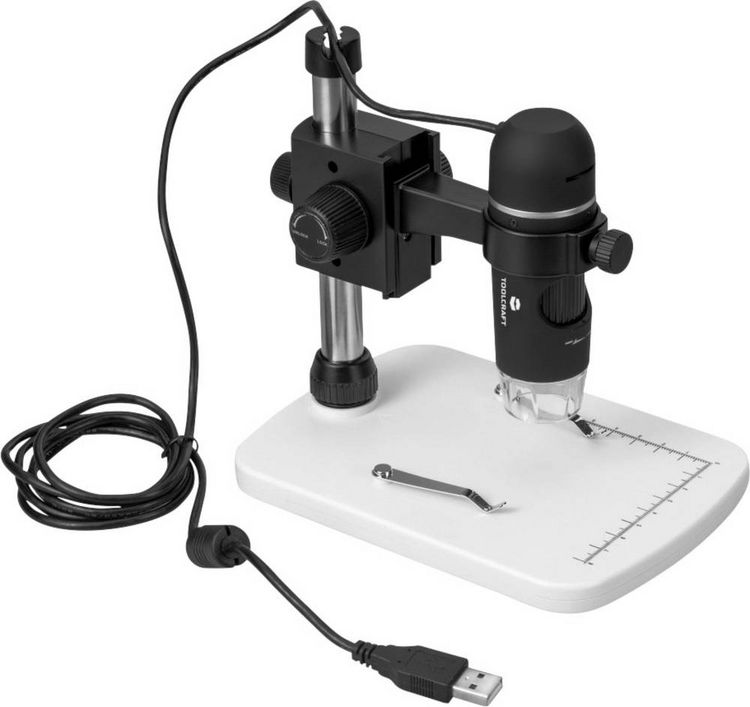 Produktbild: TOOLCRAFT USB Mikroskop 5 Megapixel Digitale Vergr&ouml;&szlig;erung (max.): 150 x