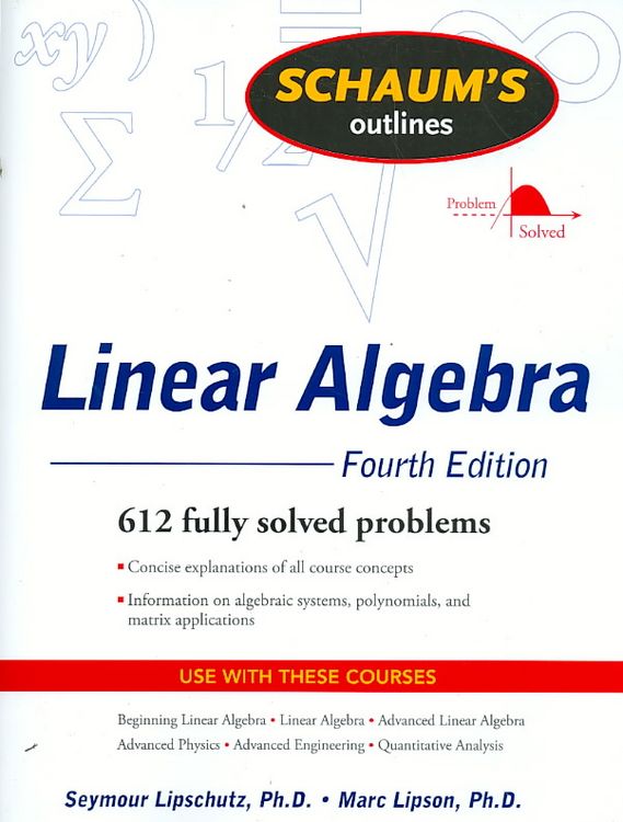 Produktbild: Schaum's Outline of Linear Algebra