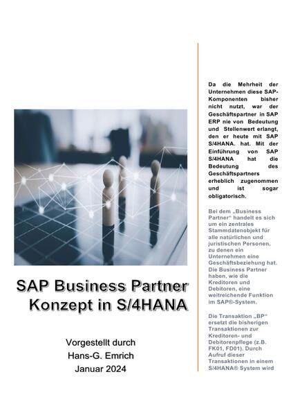 Produktbild: SAP Business Partner Konzept in S/4HANA