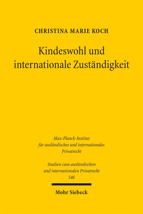 Produktbild: Kindeswohl und internationale Zust&auml;ndigkeit