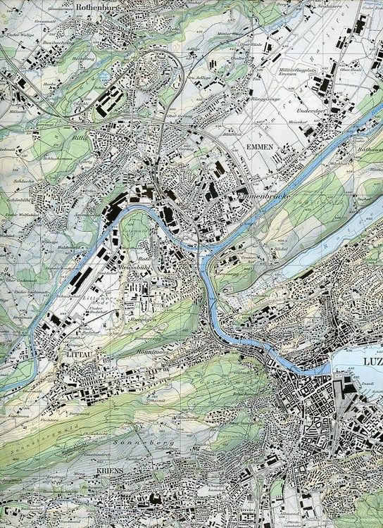 Produktbild: Swisstopo 1 : 25 000 Luzern