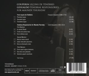 Produktbild: Le&iquest;ons de T'n&iquest;bres/Tenebrae Responsorien f&uuml;r Gr&uuml;nd