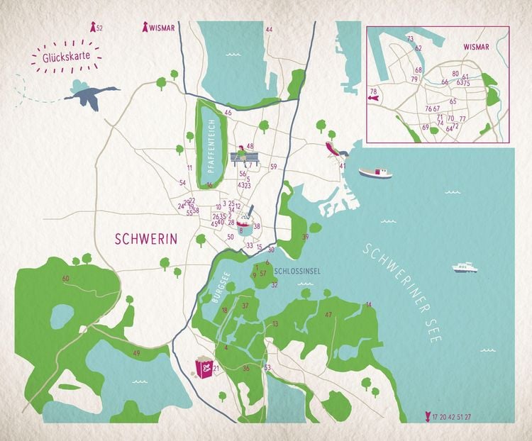 Produktbild: Gl&uuml;cksorte in Schwerin. Mit Wismar