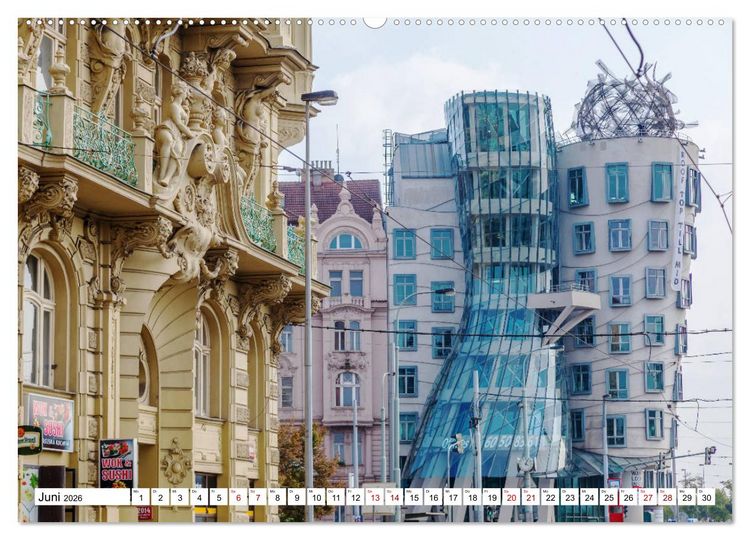 Produktbild: Architektonische Zeitspr&uuml;nge (Wandkalender 2026 DIN A2 quer), CALVENDO Monatskalender
