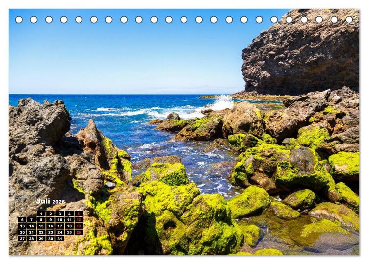 Produktbild: Auf Schusters Rappen... Gran Canaria (Tischkalender 2026 DIN A5 quer), CALVENDO Monatskalender
