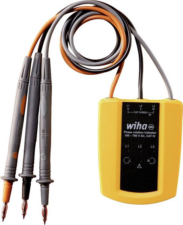 Produktbild: Wiha 45221 Drehfeldtester CAT III 1000 V, CAT IV 600V