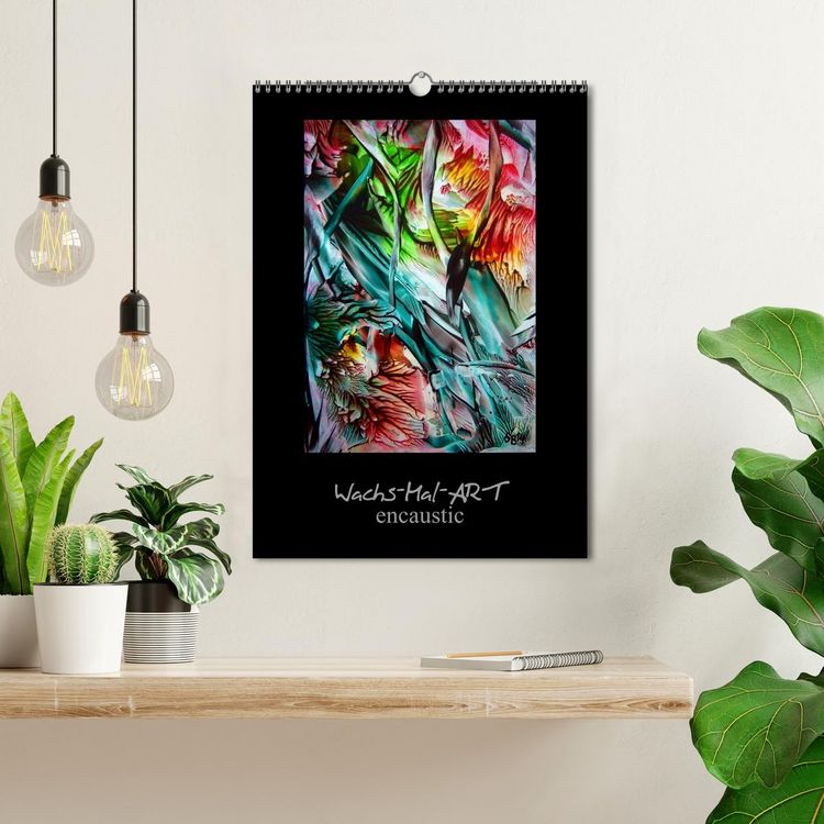Produktbild: Wachs-Mal-ART encaustic (Wandkalender 2026 DIN A3 hoch), CALVENDO Monatskalender