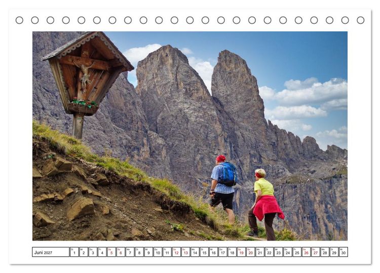 Produktbild: &Uuml;ber dem Gr&ouml;dnertal (Tischkalender 2027 DIN A5 quer), CALVENDO Monatskalender