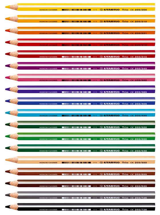 Produktbild: STABILO Dreikant-Buntstift - Trio dick - 18er Pack - mit 18 verschiedenen Farben