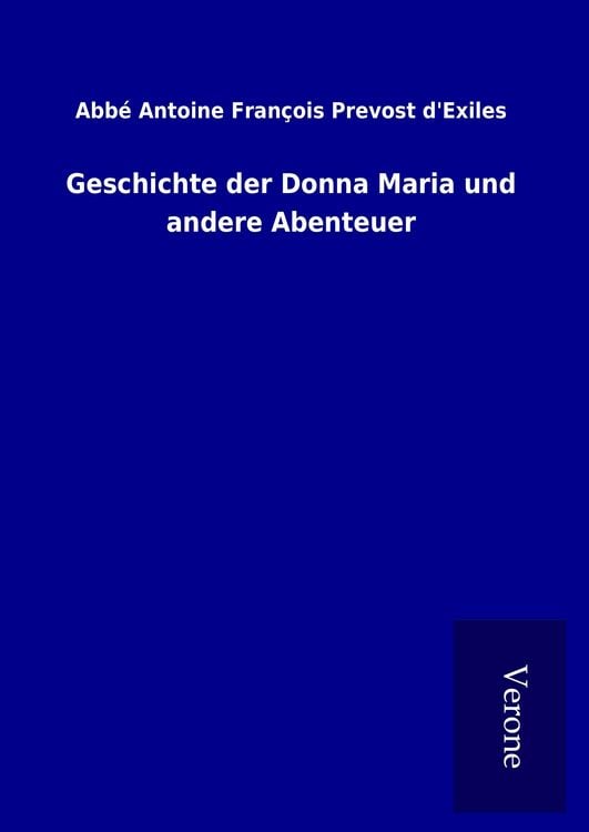 Produktbild: Geschichte der Donna Maria und andere Abenteuer