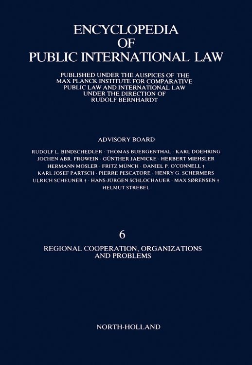 Produktbild: Regional Cooperation, Organizations and Problems