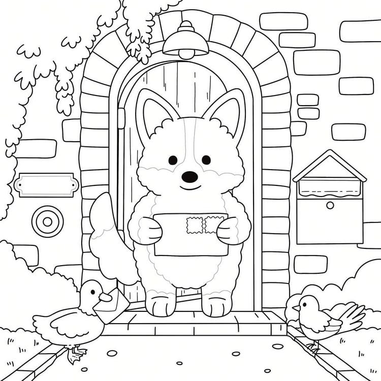 Produktbild: Cosy Coloring - Cottage Life mit Ente