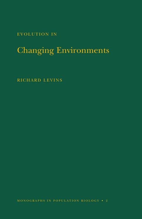 Produktbild: Evolution in Changing Environments