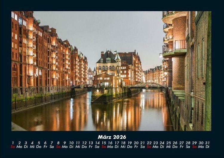 Produktbild: Hamburg 2026 Fotokalender DIN A4