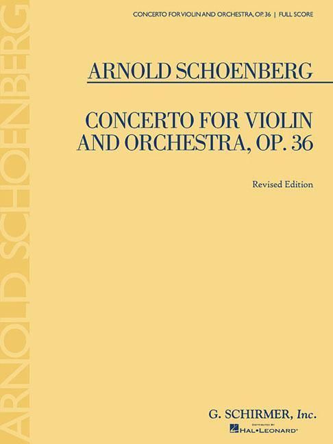 Produktbild: Concerto for Violin and Orchestra, Op. 36