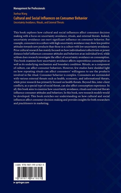 Produktbild: Cultural and Social Influences on Consumer Behavior