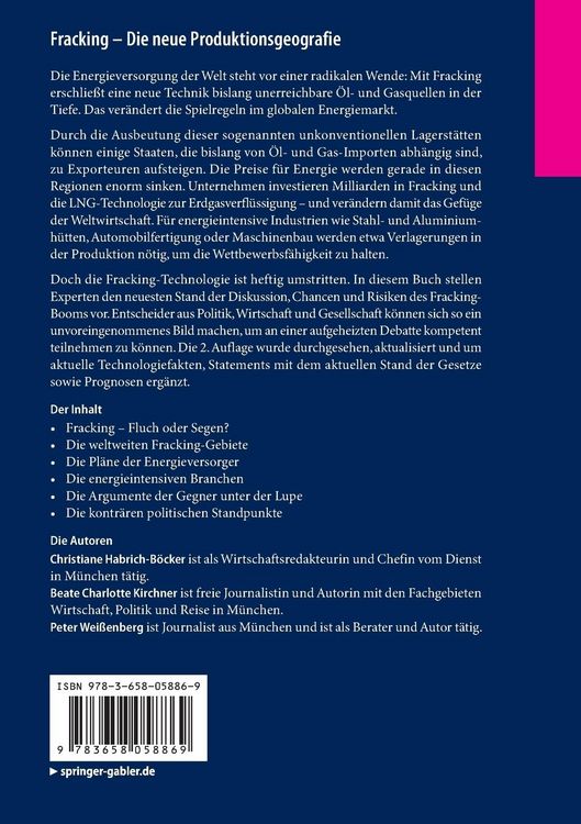 Produktbild: Fracking - Die neue Produktionsgeografie