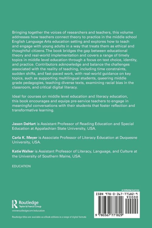 Produktbild: Connecting Theory and Practice in Middle School Literacy