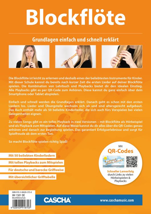 Produktbild: Blockfl&ouml;te - Schnell und einfach lernen