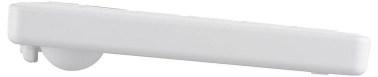 Produktbild: Renkforce RF-WPIK-500 USB Hygiene-Tastatur Deutsch, QWERTZ Wei&szlig; Silikonmembran, IP65, Maustasten, Abnehmbares Kabel, Ger&auml;uscharme Tasten