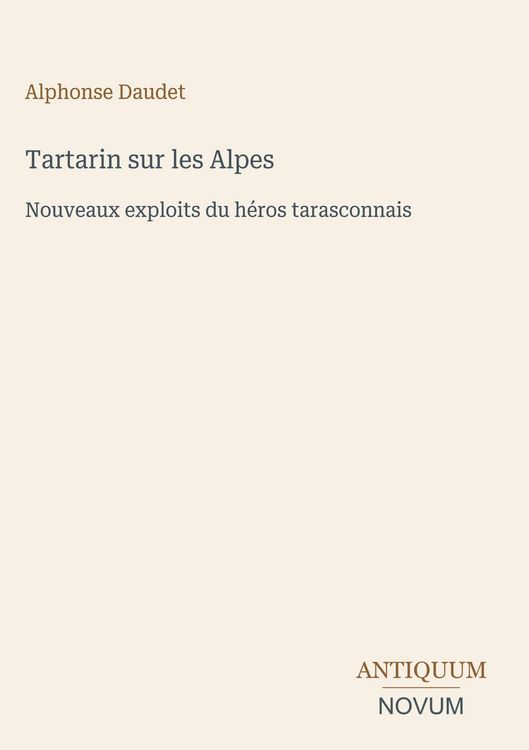Produktbild: Tartarin sur les Alpes