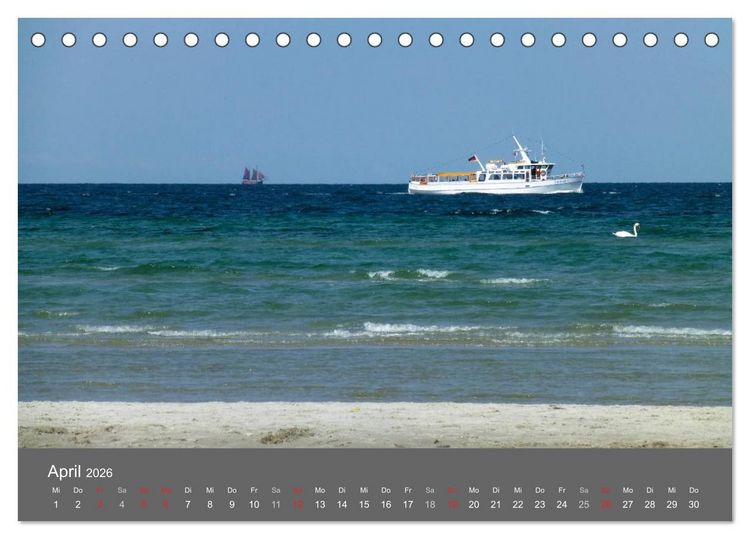Produktbild: Boltenhagen - Meer erleben (Tischkalender 2026 DIN A5 quer), CALVENDO Monatskalender