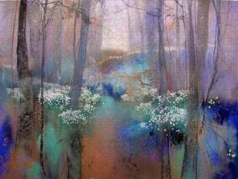 Produktbild: CALVENDO Puzzle Schneegl&ouml;ckchen im Wald | 2000 Teile Lege-Gr&ouml;&szlig;e 90x67cm Foto-Puzzle f&uuml;r gl&uuml;ckliche Stunden