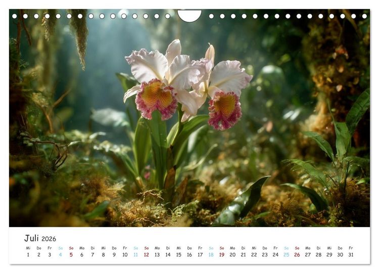 Produktbild: Im Schatten der Orchidee (Wandkalender 2026 DIN A4 quer), CALVENDO Monatskalender