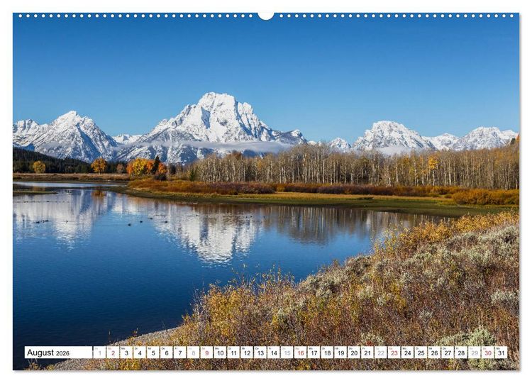 Produktbild: Grand Teton National Park (Wandkalender 2026 DIN A2 quer), CALVENDO Monatskalender