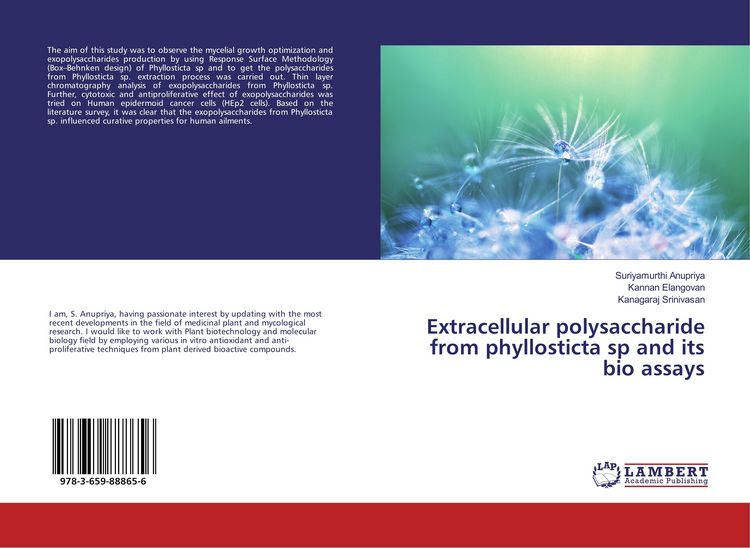 Produktbild: Extracellular polysaccharide from phyllosticta sp and its bio assays