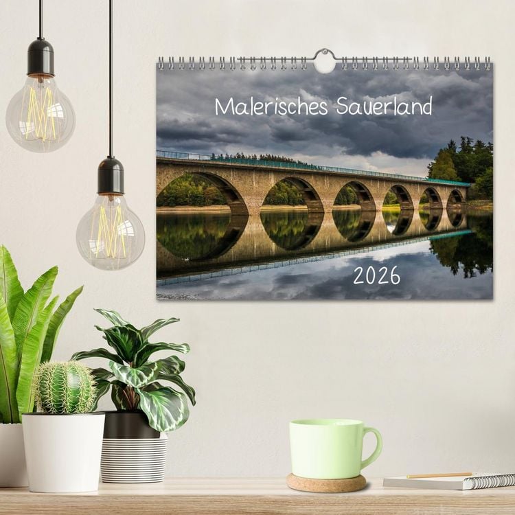 Produktbild: Malerisches Sauerland (Wandkalender 2026 DIN A4 quer), CALVENDO Monatskalender